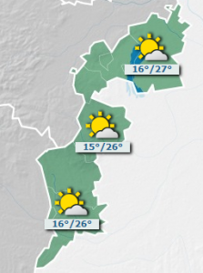 Burgenland Karte Wettervorhersage 5.5.2018